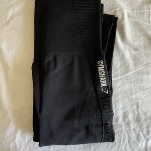 Gymshark viral seamless leggings - black marl - S